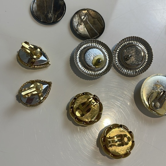 Vintage 80’s earrings lot - Picture 7 of 7